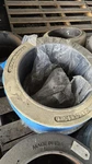 (2) Totalsource 21X8X15 Solid Cushion Press-on Forklift Tire Smooth Non-marking. Fixed Price $250.00.