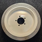 (qty 1) Exmile 16X5 Liftmax Scissor Forklift Solid Wheel & Tire Bolt. Fixed Price $114.99.