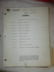 Baker Forklift Original Operators Parts Book Manual FJD040 FJD050 Used. Fixed Price $36.99.