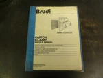Brudi Series Ccd Cce Carton Clamp Service Manual. Fixed Price $20.00.