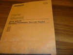 Caterpillar GP40 GPL40 Gas Pneumatic Tire Lift Truck Parts Catalog Manual 1CM1-. Fixed Price $113.11.