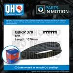 Rib Multi Drive Belt QBR61370 Quinton Hazell 4451A113 93185361 1609957580. Fixed Price $20.09.