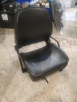 New Universal Folding Vinyl Forklift Seat Fits Clark Cat Hyster Yale Toyota. Fixed Price $98.00.