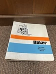 Genuine Original Baker B35TES Forklift Truck Parts Book Catalog Manual. Fixed Price $40.00.