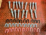 46 Pcs Lift Install Kit 3/4" X 5. 5" Anchor Bolts 1/4" 1/8" 1/16" Leveling Shims. Fixed Price $106.16.
