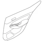 Genuine Nissan Door Interior Trim Panel 82901-9HB1C. Fixed Price $599.14.