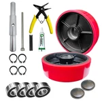 Yatointo 2PCS Pallet Jack Steer Wheels 7X2" - Red Poly. Fixed Price $51.33.