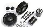 Crown PTH50 Pallet Jack Wheel Kit - Complete Replacement Set. Fixed Price $396.99.