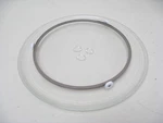 Ge Microwave Glass Tray + Ring Set Part # WB49X10225, WB06X35489 New Open Box. Fixed Price $34.95.