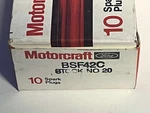 New Nos Motorcraft Spark Ford BSF42C - Box Of 10 Plugs Vintage. Fixed Price $41.99.
