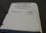 Nissan Forklift Series WGF03A40V Truck Parts Catalog Manual Xz. Fixed Price $152.59.