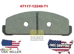 47113-12190-71 47117-12240-71 Toyota Forklift Brake Pad Single SF010. Fixed Price $17.00.