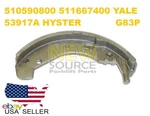 510590800 Hyster 53917A 1199350 Brake Shoe Yale SF008-G83P. Fixed Price $129.00.