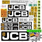 Fits Jcb 512-56F Decal Kit Telehandler Forklift 7 Year 3M Outdoor Vinyl!. Fixed Price $249.95.