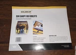 Solarcap Canopy Forklifts Universal Tinted Vinyl Cover 33IN.L X 45IN.W. Fixed Price $64.99.