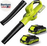 Leaf Blower Cordless - 21V Powerful Electric With Batteries And Ch. Fixed Price $97.68.