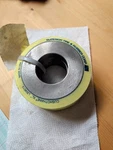 6"X 3.25" Cushothane Xl Zerk Load Wheels W/bearing L504012 3/4" Bore. Fixed Price $100.00.