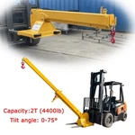 12 Forklift Jib Boom Crane Capacity Adjustable Mobile. Fixed Price $2162.40.