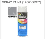 Pack Komatsu Forklift Grey Spray Paint - 12OZ. Fixed Price $39.36.