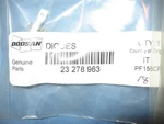 Doosan 23278963 Diode Ingersoll Rand Generator Light Tower Air Compressor. Fixed Price $20.00.
