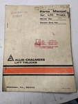 Allis Chalmers Parts List Manual Ace 40 50 36 1982 Fork Lift Truck. Fixed Price $178.49.