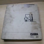 Clark Gpx Dpx 30 35 40S 50 55 Forklift Repair Shop Service Manual Book Guide. Fixed Price $97.50.