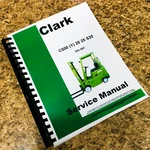 Clark C500-Y25 C500-25 Forklift Service Repair Manual Shop Book Mpn# OH-367. Fixed Price $46.97.
