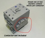 Allen Bradley 100-S Auxiliary Contact Block: A01, A10, A11, AL11, A20, B10, B11. Fixed Price $15.00.