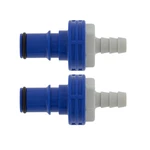 09MBLU1 Blue Male End Connector, 1/4 (6MM) Insert, Quick-connect (pack Of 2). Fixed Price $36.99.