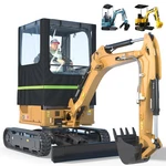 Mini Excavator Cover,transparent Cab ENCLOSURE,1680D Waterproof Oxf.... Fixed Price $157.47.