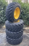 4-HD 12-16.5 SKS-8 Skid Steer Tires/rims For New Holland LS190,L180,L185,L190. Fixed Price $1590.00.