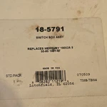 Sierra 18-5791 Switch Box Assembly. Fixed Price $200.00.