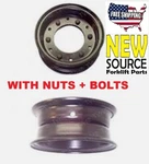 44209-32062-71 44209-32063-71 Toyota Forklifts Wheel Rim 5.00X10 Bolts+ Nuts. Fixed Price $65.00.