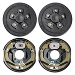 Electric Trailer Brake 10" X 2-1/4" & On 4.5" Hub Drum Kit For 3500 Lbs. Fixed Price $147.99.