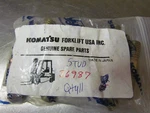 New Genuine Komatsu Fork Lift Usa 36987 Stud. Fixed Price $11.95.