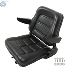 Black Tractor Forklift Seat Adjustable W/ Armrests & Safety Switch Universal. Fixed Price $77.98.