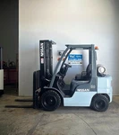2013 Nissan Propane Forklift With Side Shift 5500 Lb 203" - 3830 Hrs. Fixed Price $23995.00.