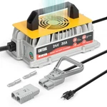 Cmtool 24V 30A 1250W Smart 7-STAGE Forklift Battery Charger IP67. Fixed Price $88.26.