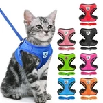 Cat Harness Vest Walking Lead Leash For Puppy Dogs Collar Polyester Adjustable. Fixed Price $5.99.