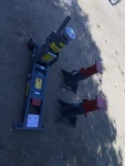 Hydraulic Forklift Jack With Stands, 8800 Lb. Cap, 2.5" - 16" Range. Fixed Price $495.00.