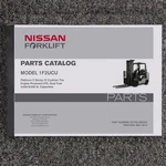 Nissan MCU1F2A28LU Forklift Truck Parts List Catalog Manual Book 1F2UCU. Fixed Price $139.30.