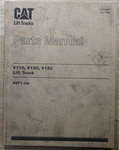 Caterpillar V110 V130 V150 Forklift Truck Parts Manual Book S/n 8EF. Fixed Price $79.99.