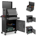 Chest 5 Drawer Rolling Cabinet Lockable Wheels Metal Storage Goplus Toolbox. Fixed Price $259.99.
