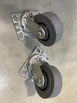 Albion Industries Swivel Caster AT720002 & 5X2 Xtra-soft Wheel, Greasable. Fixed Price $75.00.