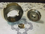 Hyster 192243 Steering Axle Beam Plug & Tapered Round Nut Used Repair Parts. Fixed Price $18.95.