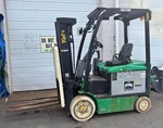 2015 Yale ERC050VG 4850LB Electric Forklift Triple Mast Side Shift 36V Low 1430H. Fixed Price $12999.00.