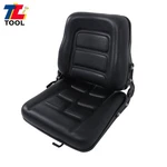 Universal Fold Down Forklift Seat With Adjustable Angle Backrest 0-90 Black. Fixed Price $65.33.