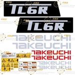 Fits TL6R Takeuchi Skid Steer Replacement Decals. Fixed Price $124.23.
