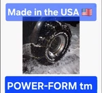 Power-form Tm Forklift Tire Chain Size 825X15, 4 Link Carbon Sets Made Usa. Fixed Price $484.00.