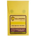 Ideal Warehouse Innovations, Inc. 70-1070-CP Replacement Checklist BOOK,1 3/8". Fixed Price $261.90.